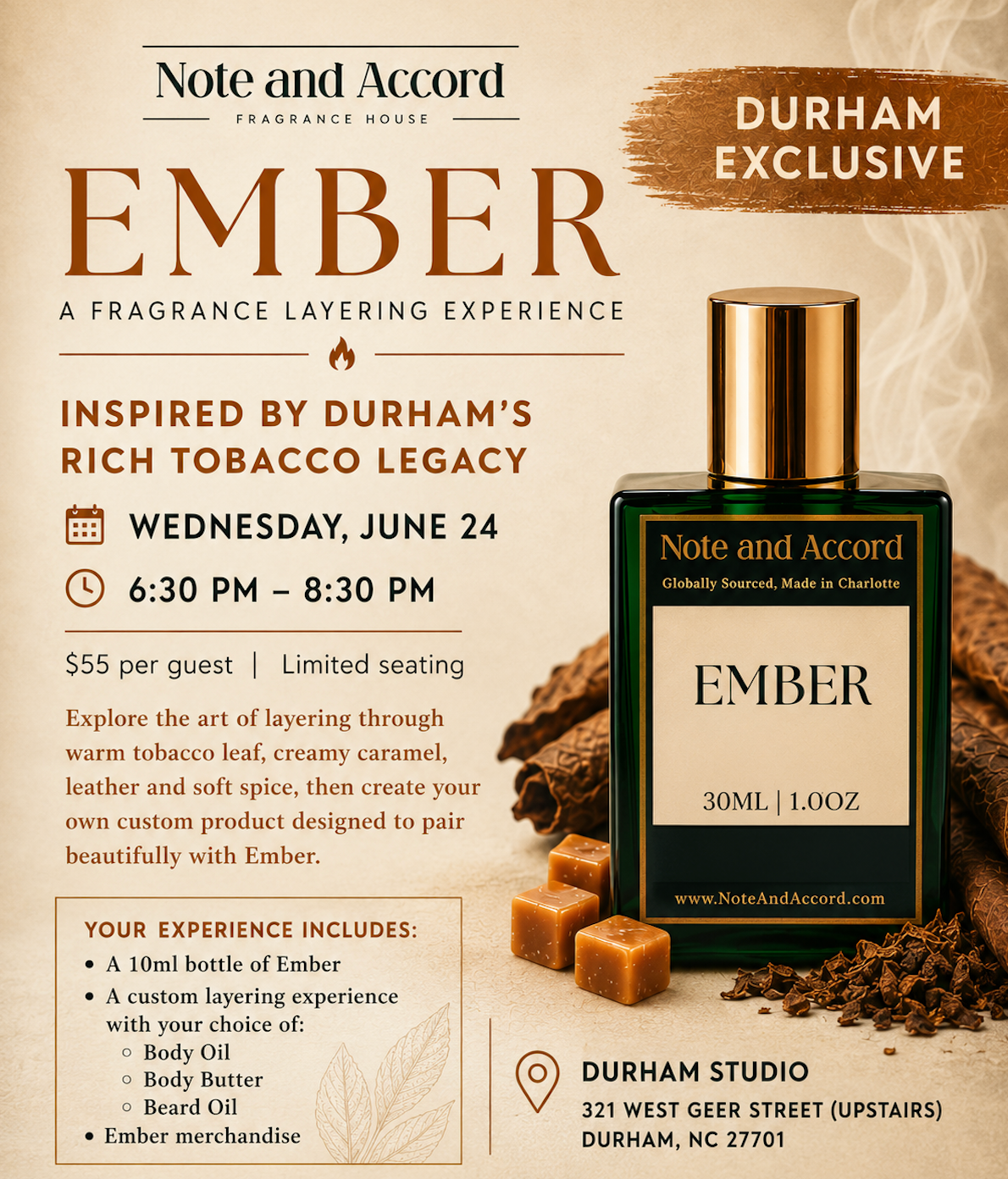 EMBER - A Fragrance Layering Experience