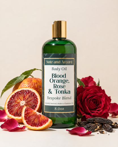 Blood Orange, Rose and Tonka Oil
