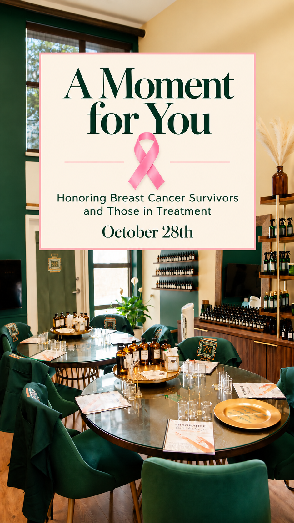 A Moment for You: Honoring Breast Cancer Survivors and Those in Treatment