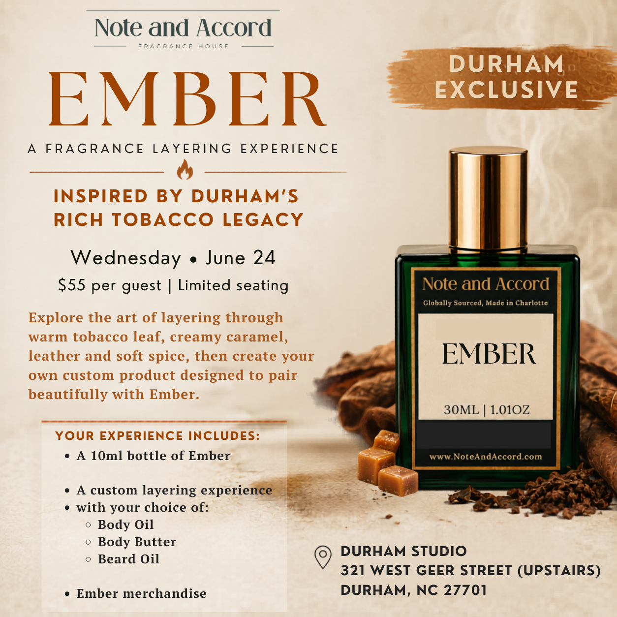 EMBER - A Fragrance Layering Experience