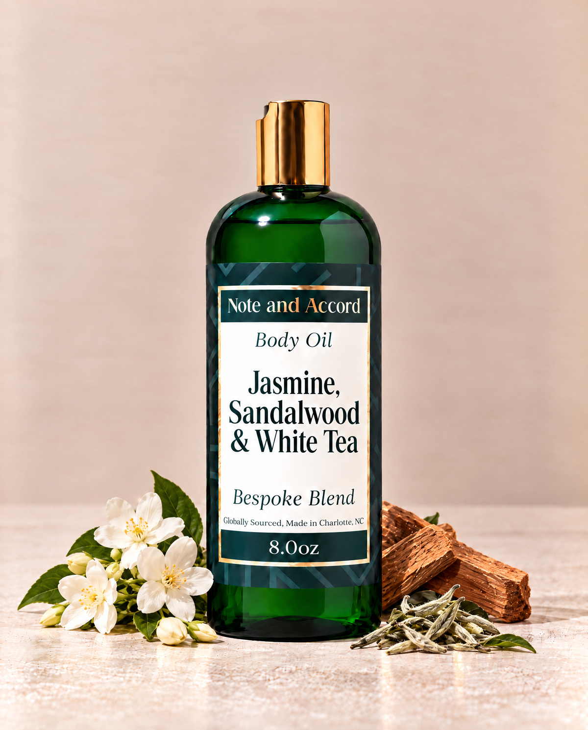 Jasmine, Sandalwood and White Tea - Body Oil