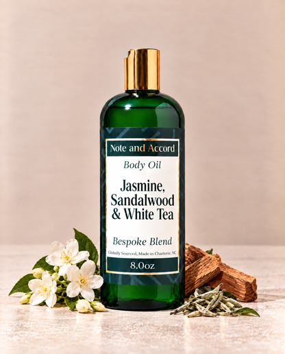 Jasmine, Sandalwood and White Tea - Body Oil
