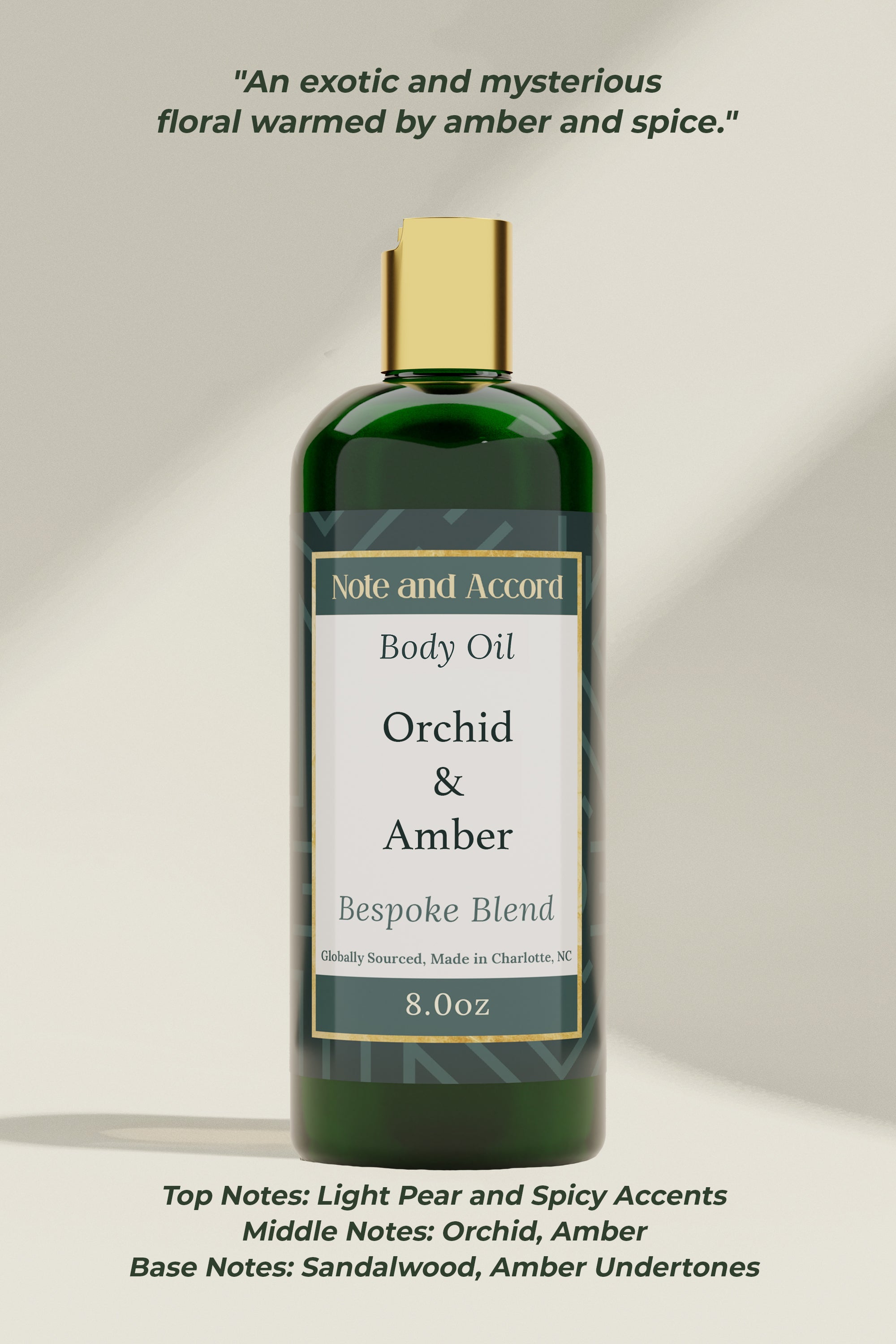 Ammber Note Orchid & Amber – Note and Accord