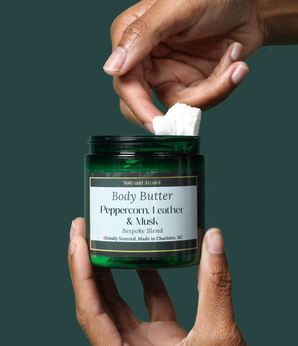 Peppercorn, Leather & Musk  - 8oz Body Butter